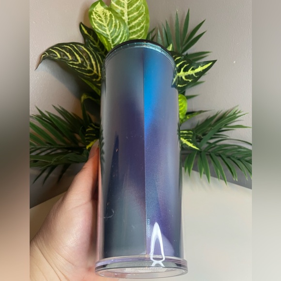 🌟NWT Starbucks Iridescent Teal Green Blue Holographic Tumbler St. Patrick’s Day - Picture 6 of 12